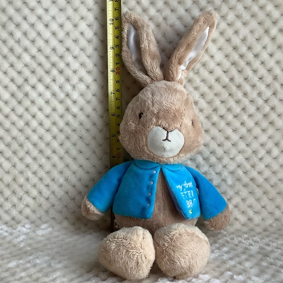 My First Peter Rabbit Plush Bunny Stuffed Animal Toy with Embroidered Eyes READ - Picture 7 of 8